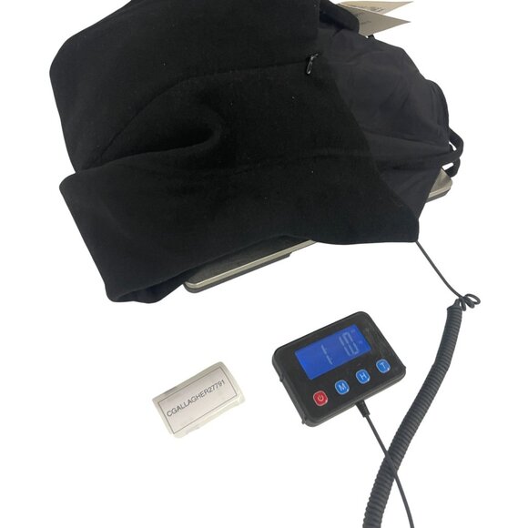 Massimo Dutti Womens Mini Dress Medium Black Beaded Prom Semi Wool 9210/954 NWT - Picture 16 of 16